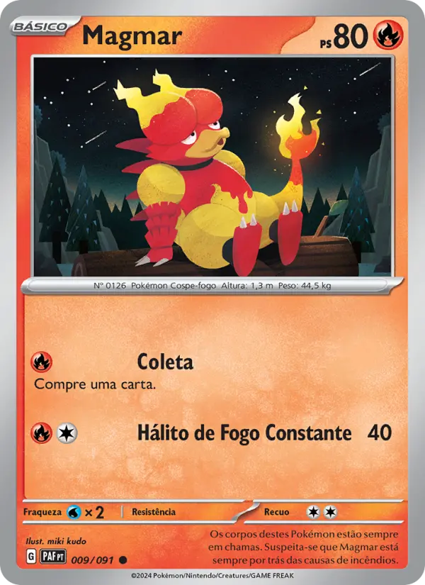 Magmar - Destinos de Paldea