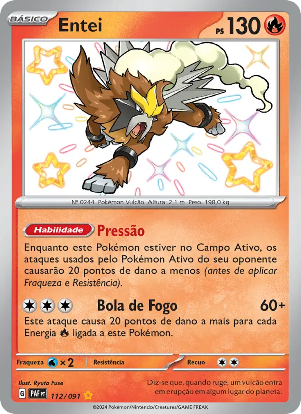 Entei - Destinos de Paldea