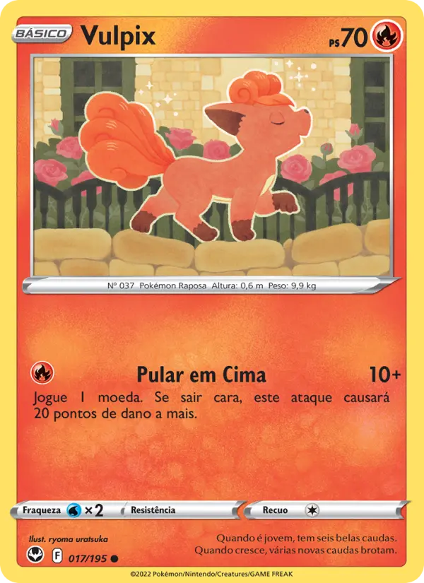 Vulpix - Tempestade Prateada