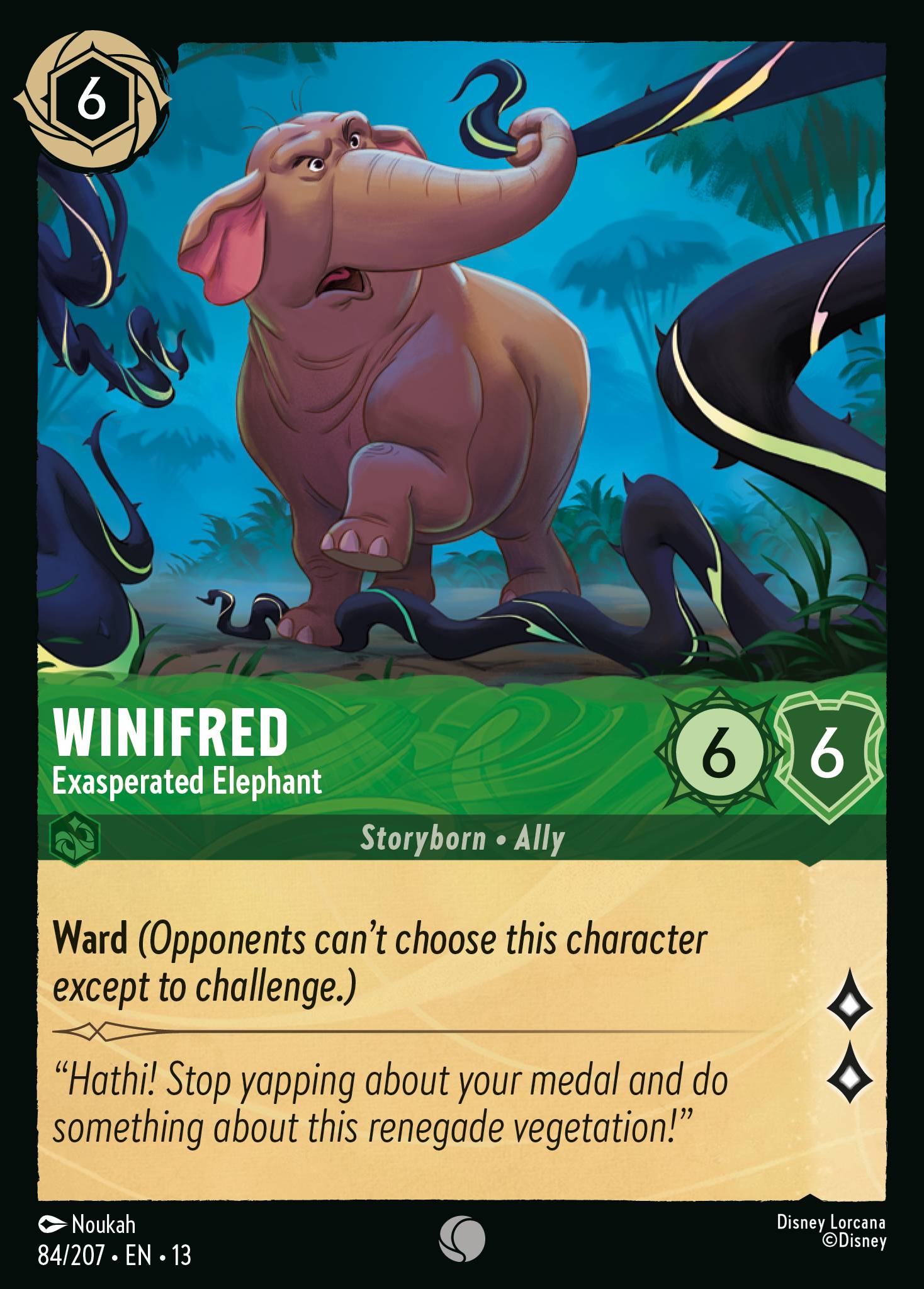 Winifred - Exasperated Elephant