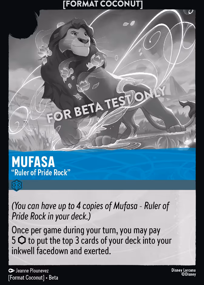 Mufasa - Ruler of Pride Rock - Format Coconut