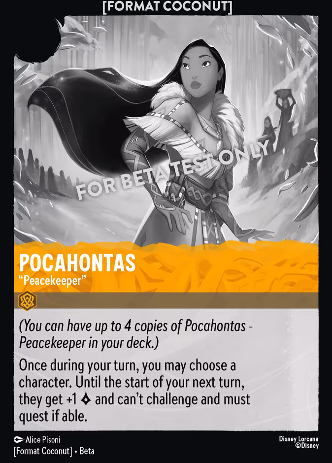 Pocahontas - Peacekeeper - Format Coconut