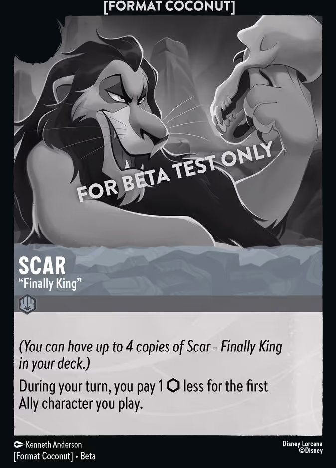 Scar - Finally King - Format Coconut