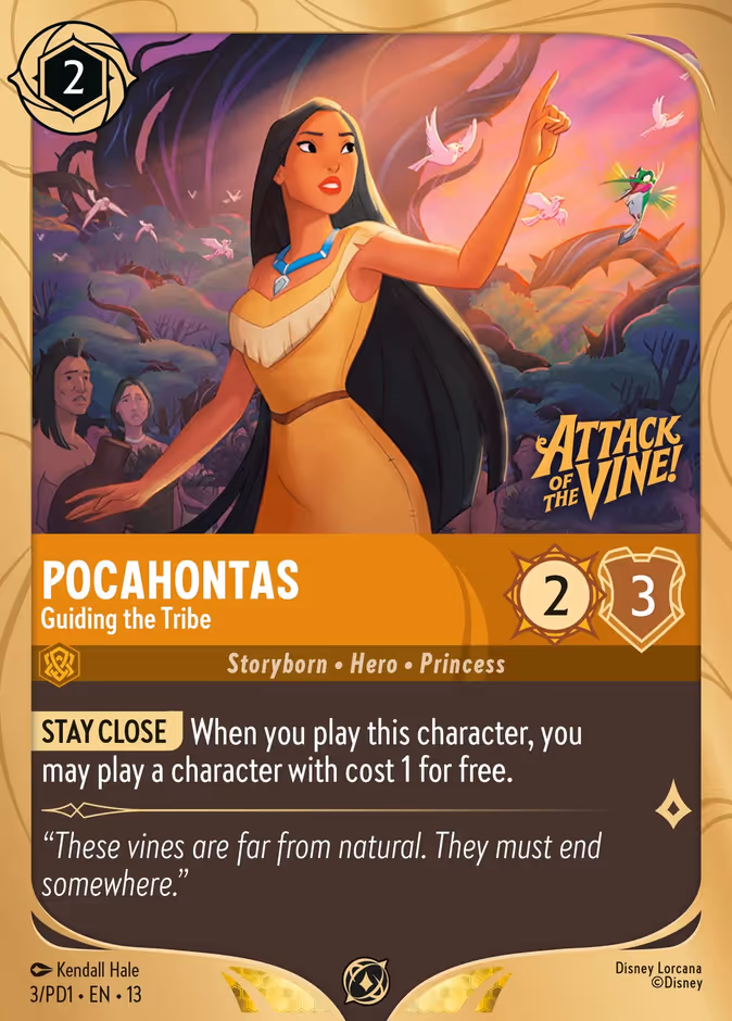 Pocahontas - Guiding the Tribe - PD1