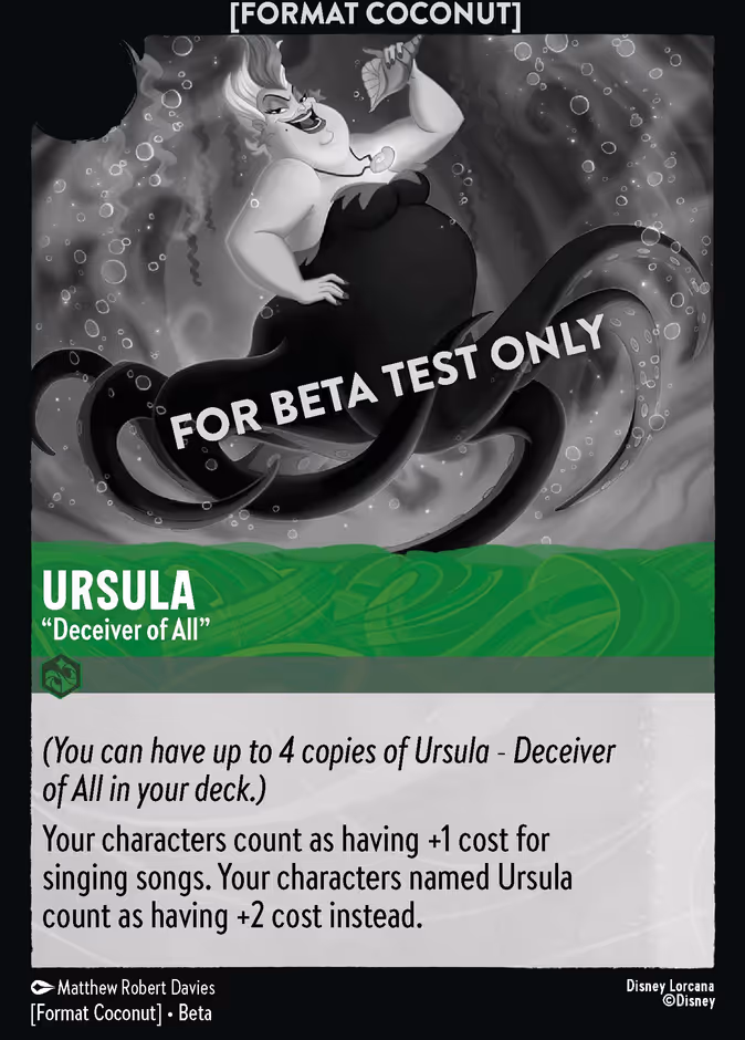 Ursula - Deceiver of All - Format Coconut