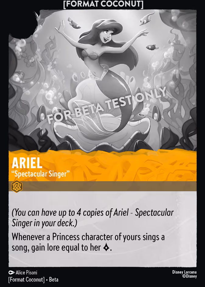 Ariel - Spectacular Singer - Format Coconut