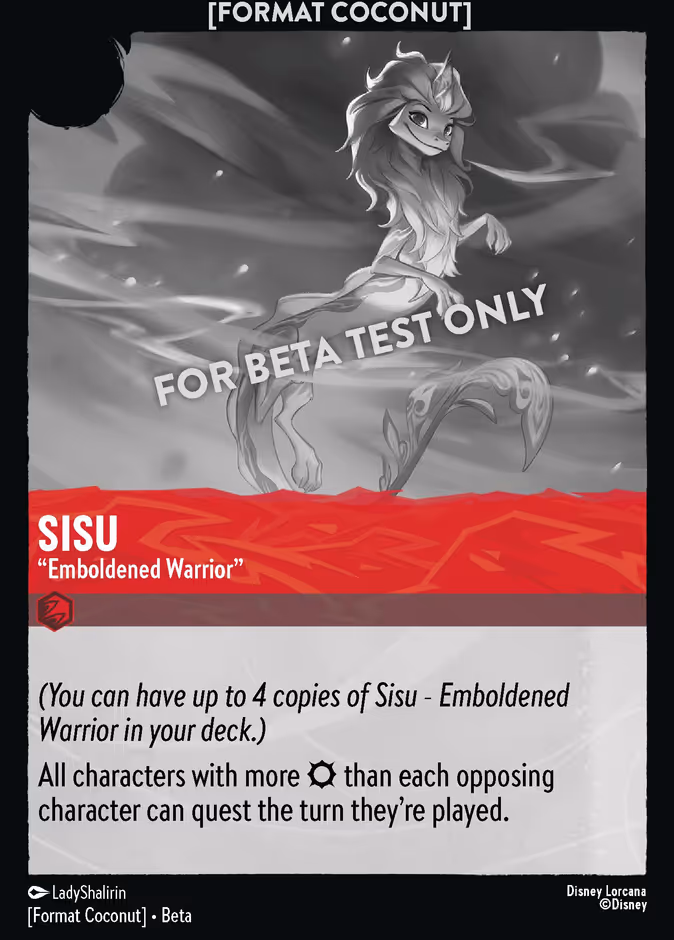 Sisu - Emboldened Warrior - Format Coconut