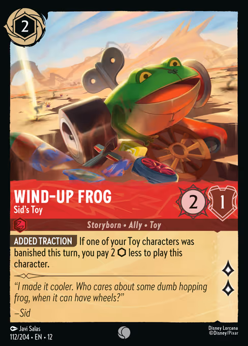 Wind-Up Frog - Sid's Toy