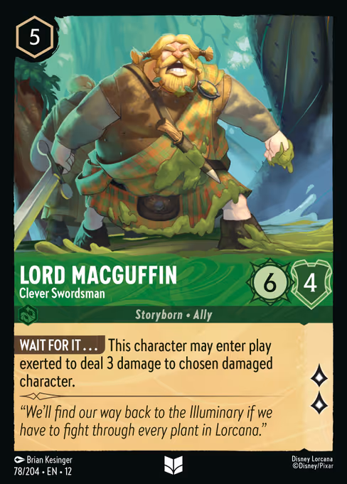 Lord MacGuffin - Clever Swordsman