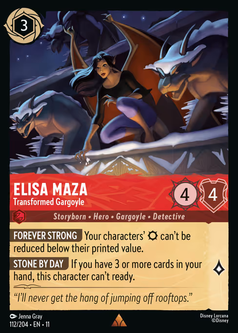 Elisa Maza - Transformed Gargoyle
