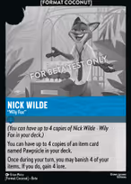 Nick Wilde - Wily Fox