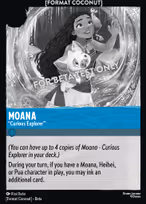 Moana - Curious Explorer
