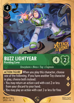 Buzz Lightyear - Providing Cover