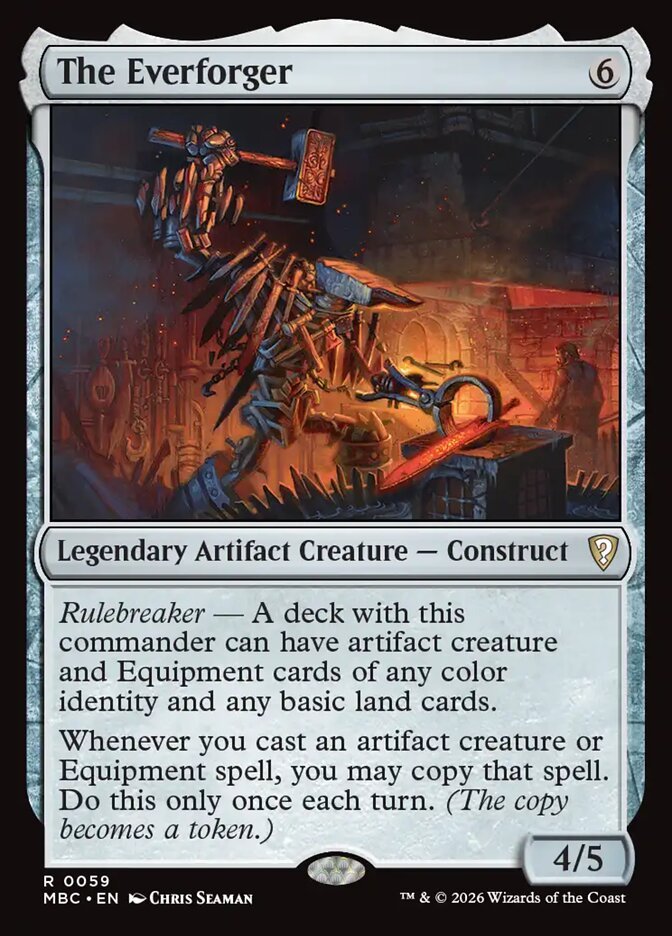 The Everforger, carta de Mystery Booster Commander Edition (Divulgação/Wizards of the Coast)