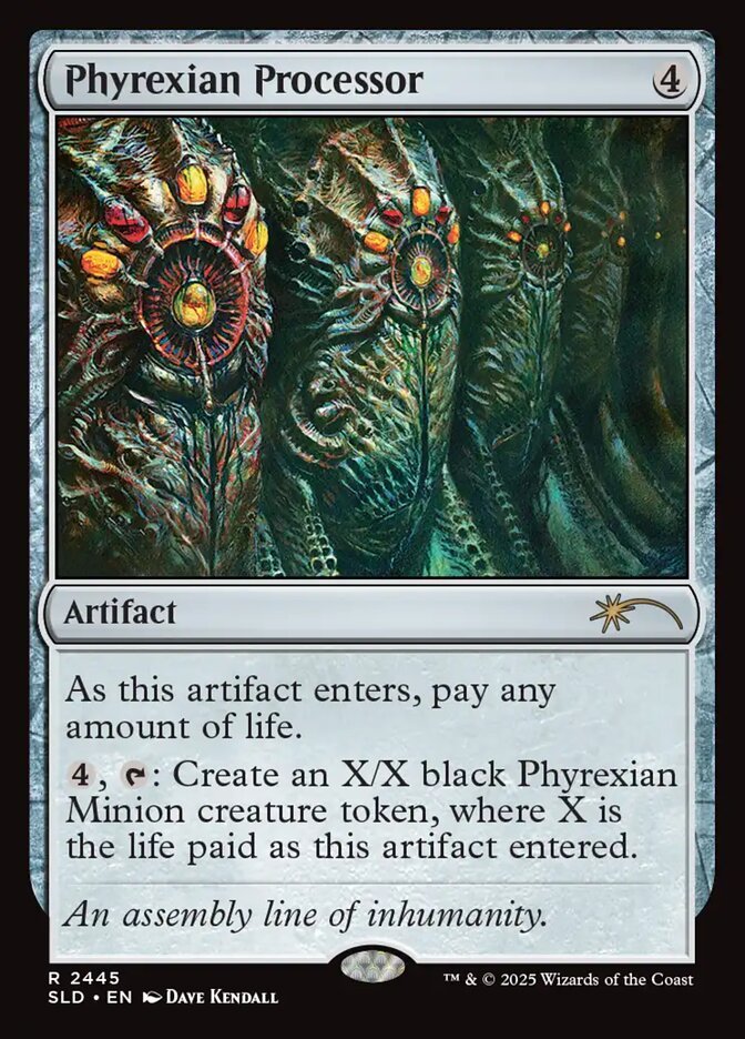 Phyrexian Processor, Secret Lair (Divulgação/Wizards of the Coast)