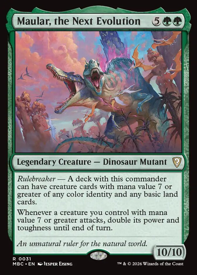 Maular, the Next Evolution, carta de Mystery Booster Commander Edition (Divulgação/Wizards of the Coast)