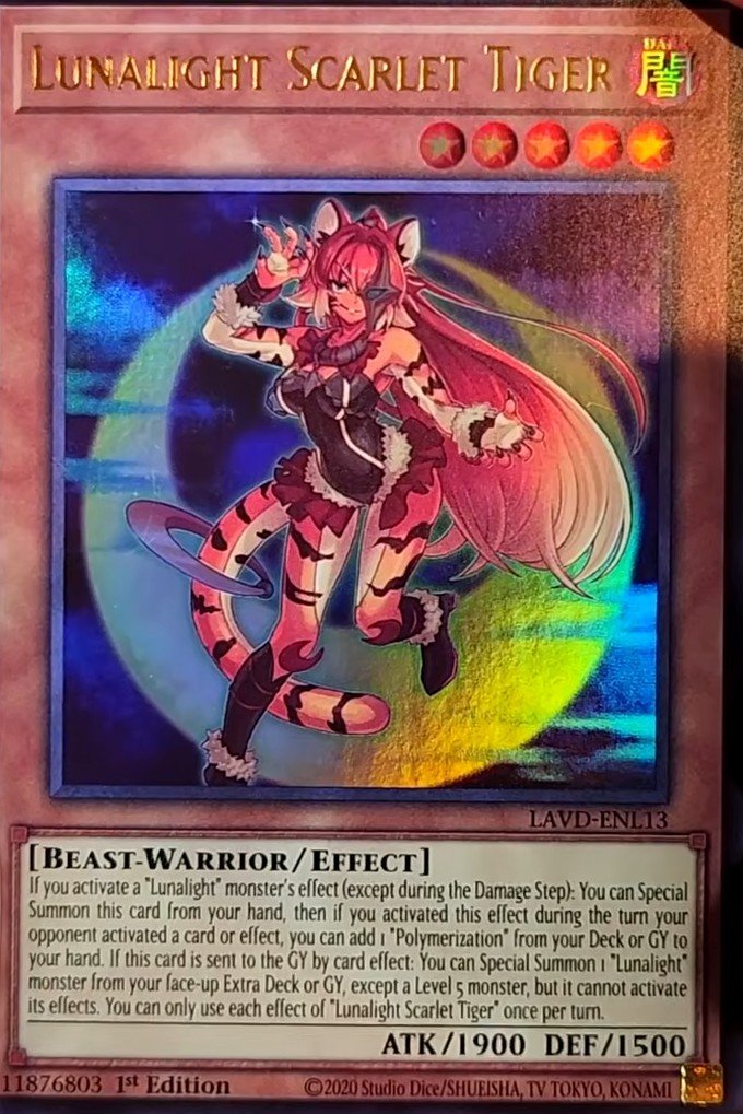 Lunalight Scarlet Tiger - Legendary Arc-V Decks