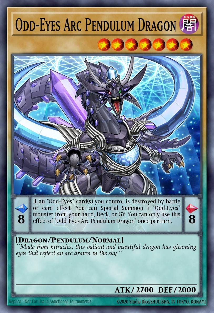 Dragão Pêndulo Arc de Olhos Anômalos - Legendary Arc-V Decks