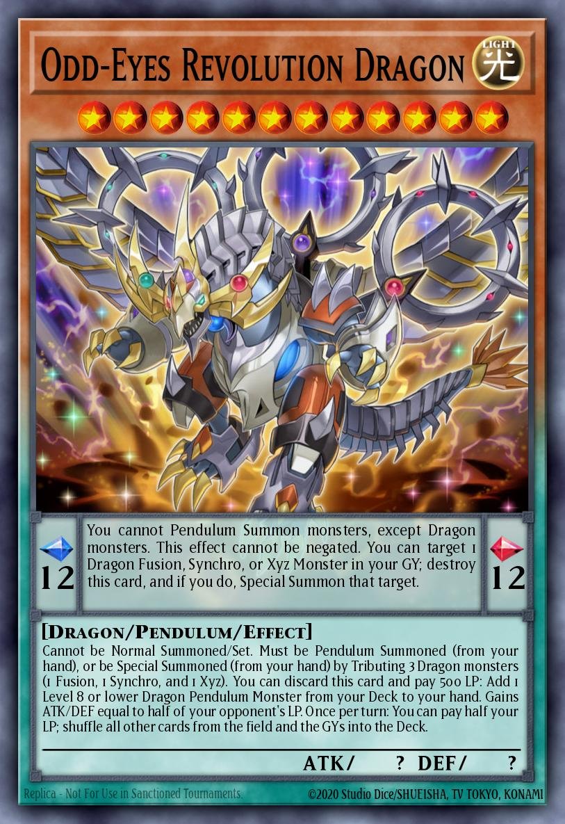 Dragão da Revolução de Olhos Anômalos - Legendary Arc-V Decks