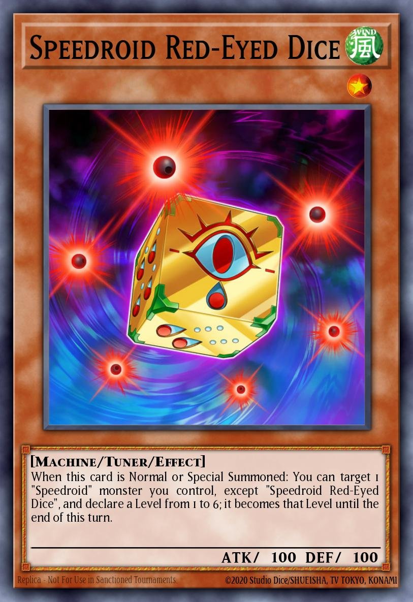 Velocidaroide Dado de Olhos Avermelhados - Legendary Arc-V Decks