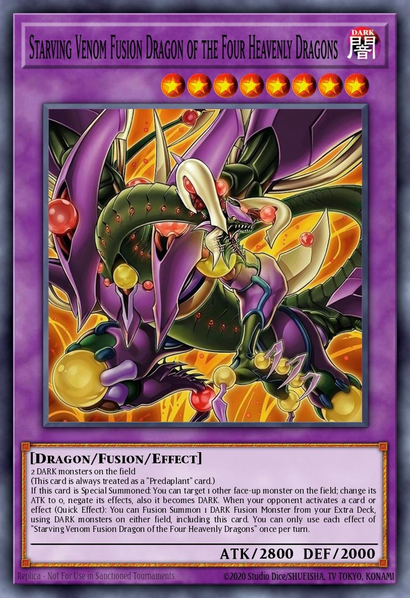 Starving Venom Fusion Dragon of the Four Heavenly Dragons - Magnificent Maestros