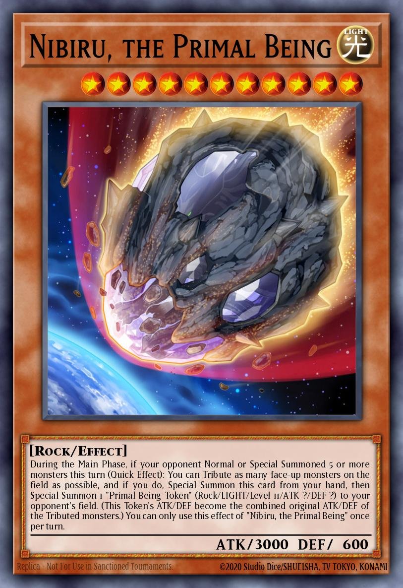 Nibiru, o Ser Primitivo - Legendary Arc-V Decks