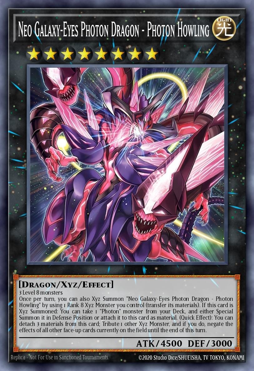 Neo Galaxy-Eyes Photon Dragon - Photon Howling - Magnificent Maestros