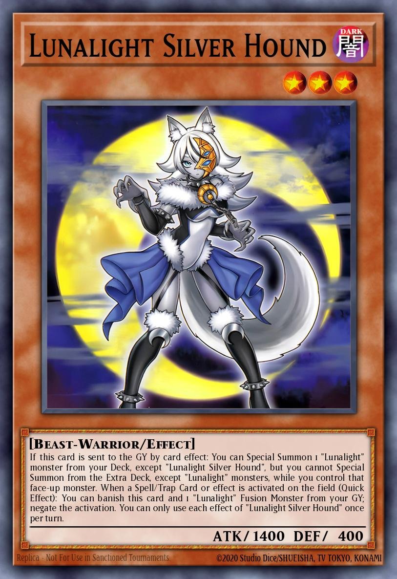 Lunalight Silver Hound - Legendary Arc-V Decks