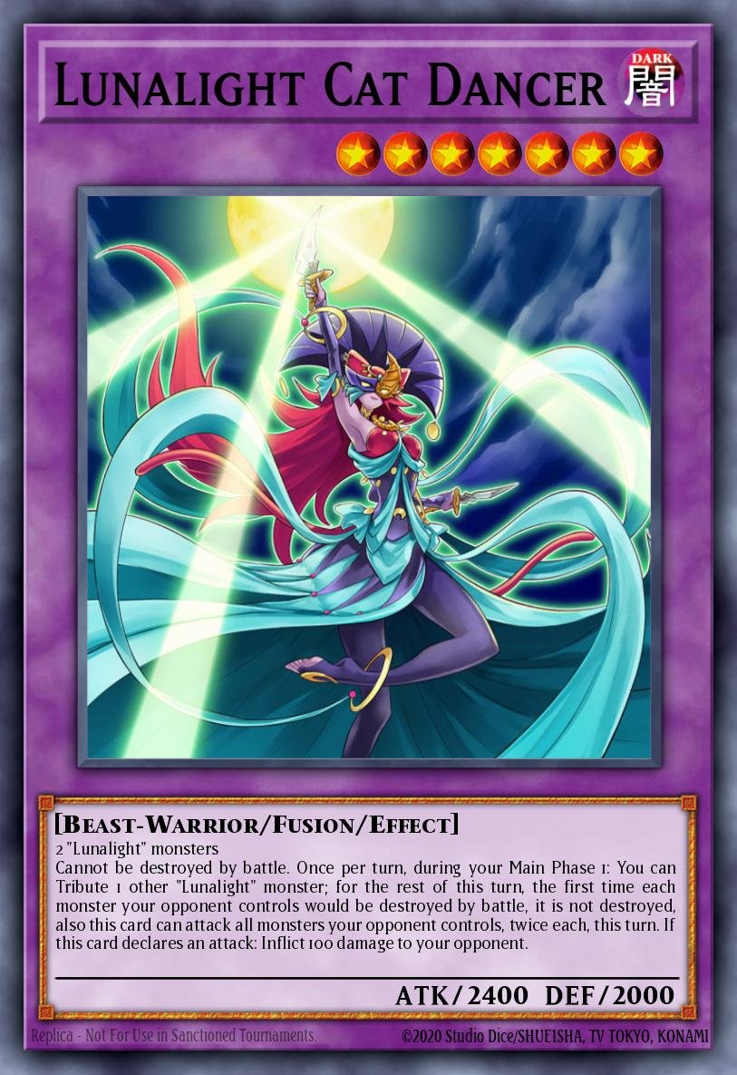 Gata Dançarina Luzlunar - Legendary Arc-V Decks