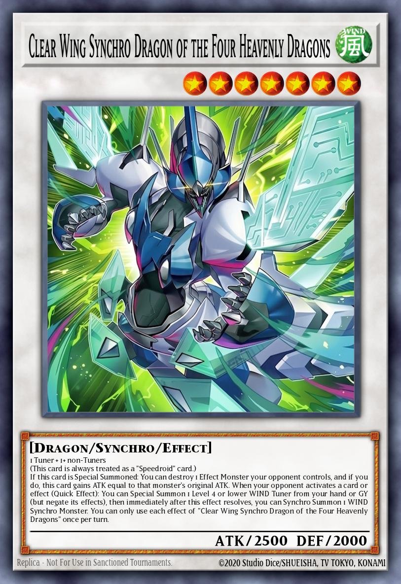 Clear Wing Synchro Dragon of the Four Heavenly Dragons - Magnificent Maestros