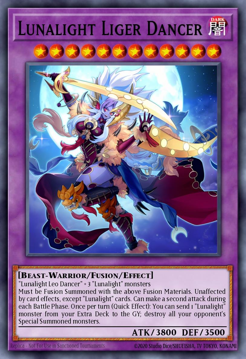 Lunalight Liger Dancer - Legendary Arc-V Decks