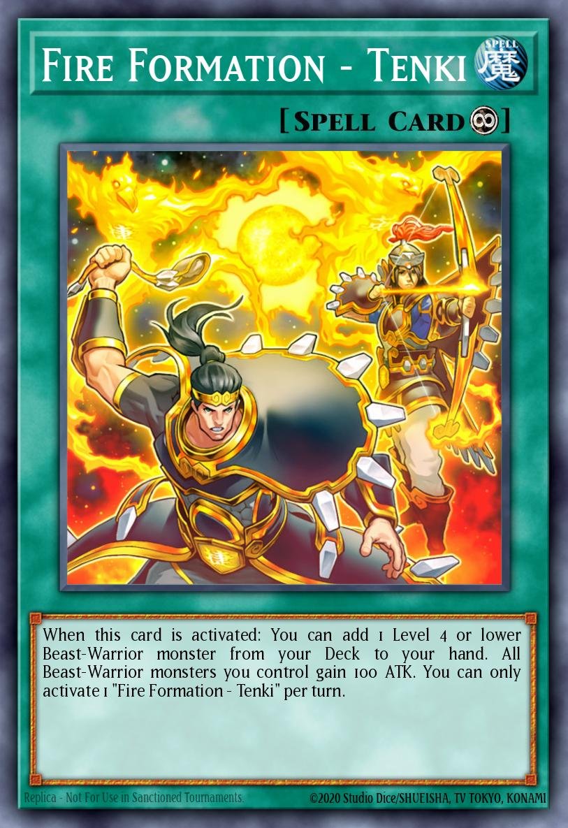 Formação de Fogo - Tenki - Legendary Arc-V Decks