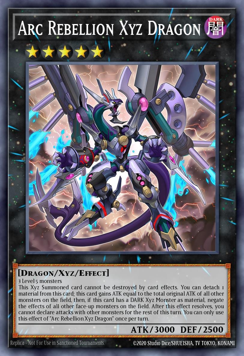 Dragão Xyz da Rebelião Arc - Legendary Arc-V Decks