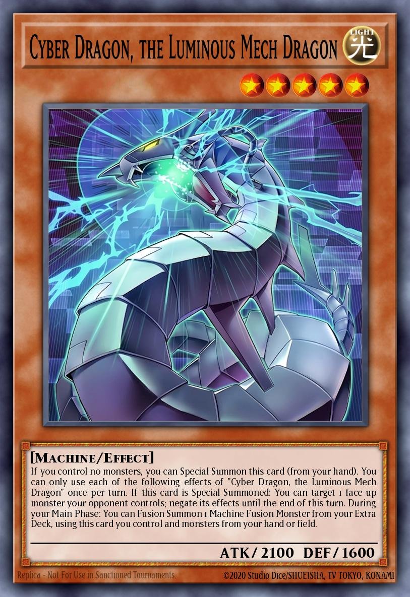 Cyber Dragon, the Luminous Mech Dragon - Magnificent Maestros
