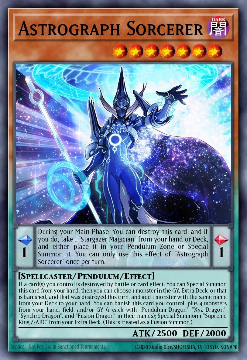 Feiticeiro Astrógrafo - Legendary Arc-V Decks