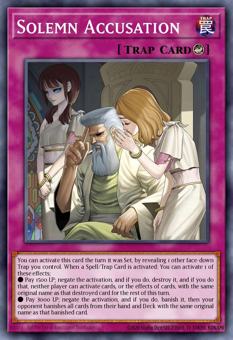 Solemn Accusation - Winner's Pack 2026-2027