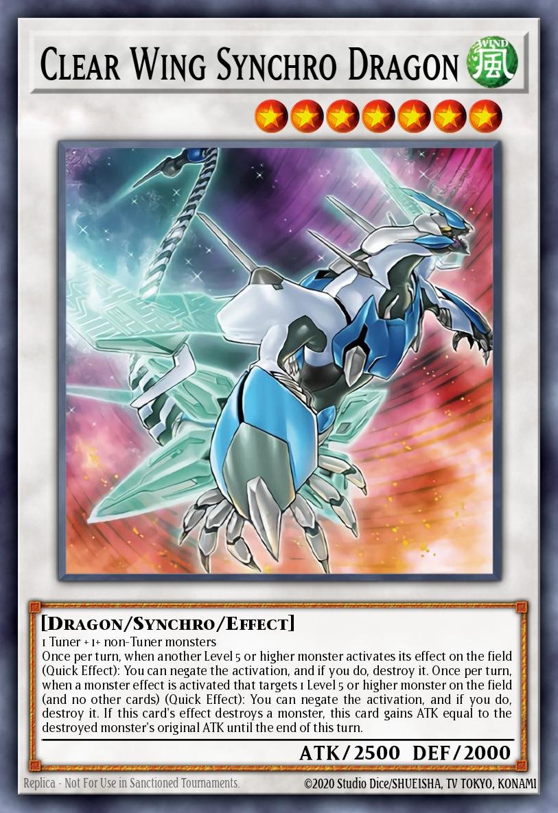 Dragão Sincro de Asas Transparentes - Legendary Arc-V Decks