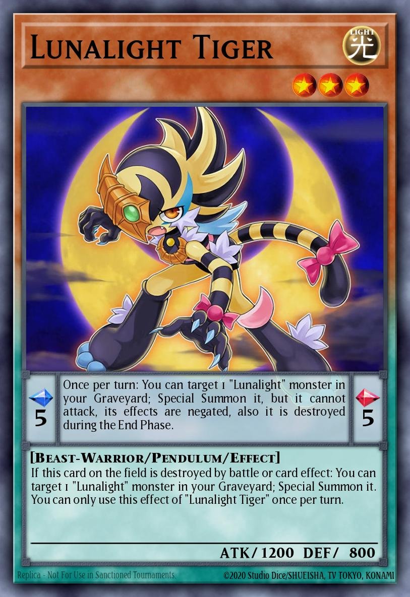 Tigresa Luzlunar - Legendary Arc-V Decks