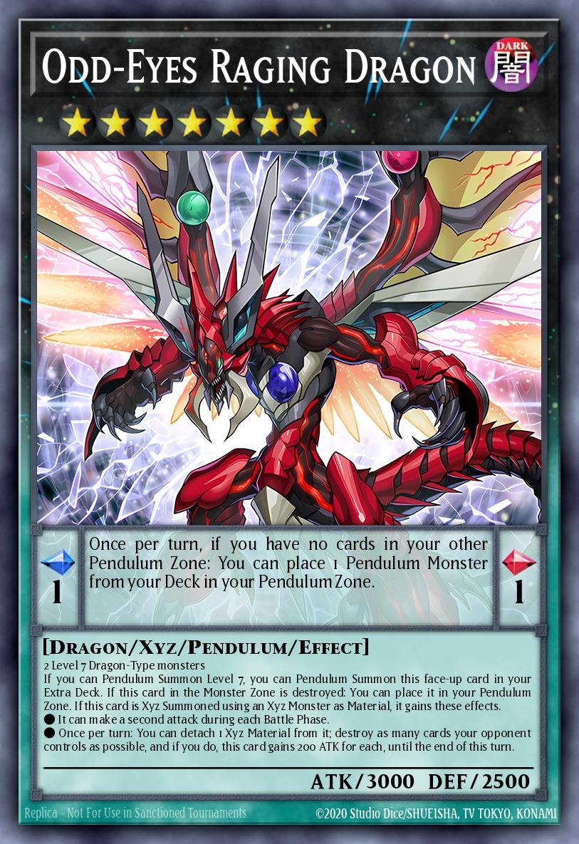 Dragão Furioso de Olhos Anômalos - Legendary Arc-V Decks