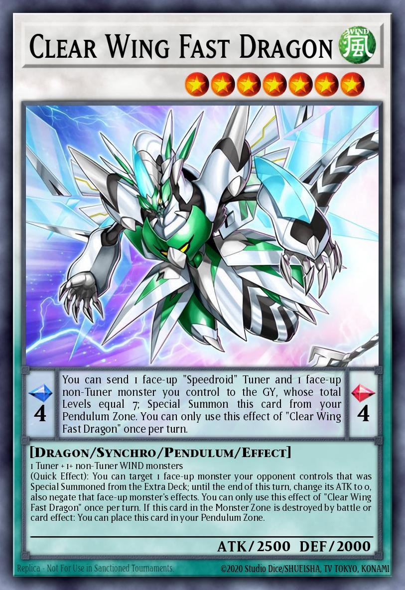 Dragão Veloz de Asas Transparentes - Legendary Arc-V Decks