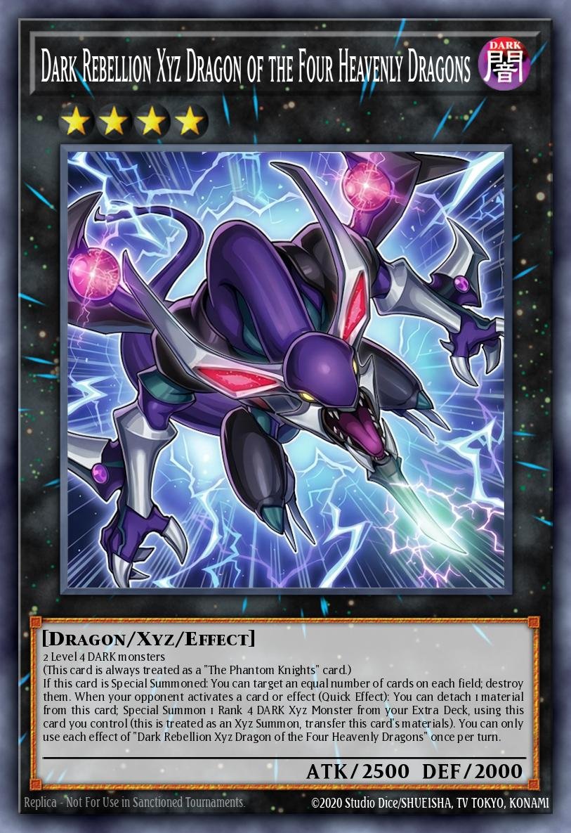 Dark Rebellion Xyz Dragon of the Four Heavenly Dragons - Magnificent Maestros