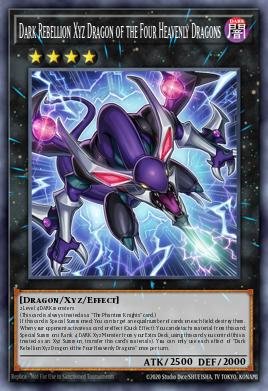 Dark Rebellion Xyz Dragon of the Four Heavenly Dragons