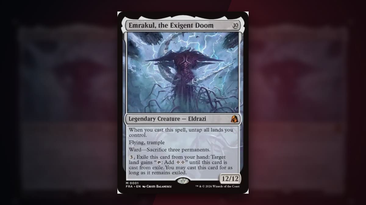 Emrakul, the Exigent Doom, Reality Fracture (Divulgação/Wizards of the Coast)