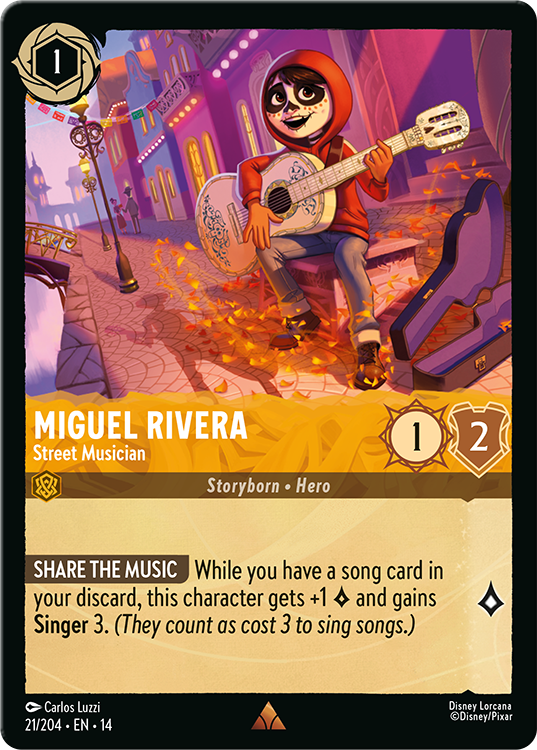Miguel Rivera, Street Musician, Hyperia City (Divulgação/Disney e Ravensburger)