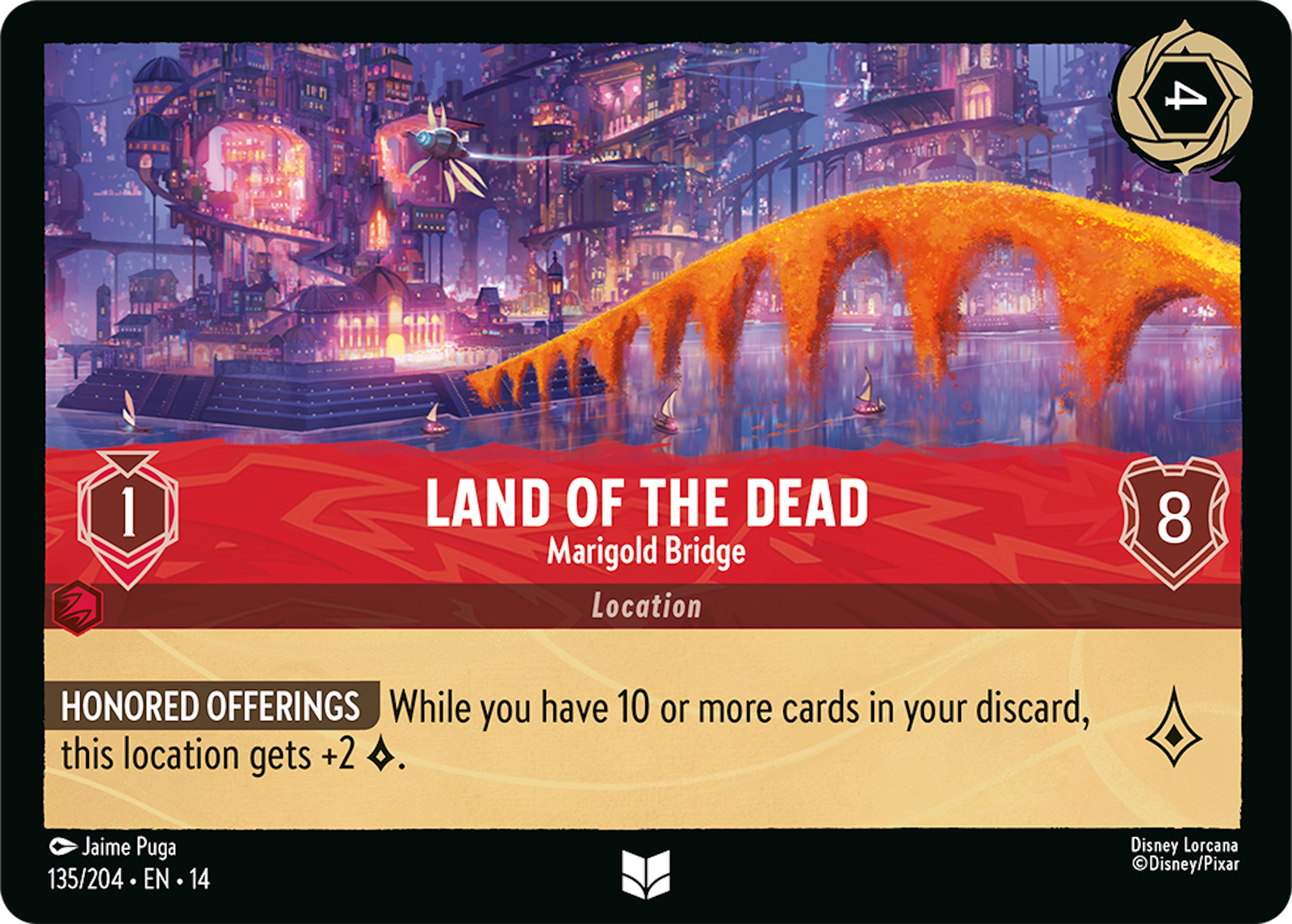 Land of the Dead - Marigold Bridge, Hyperia City (Divulgação/Ravensburger, ©Disney/Pixar)
