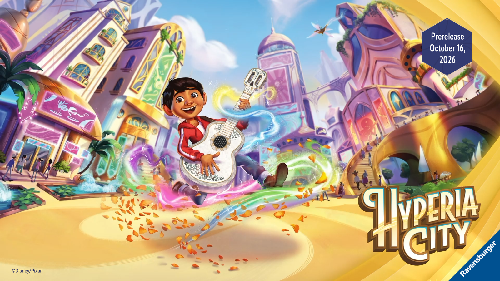 Hyperia City, coleção apresentada no painel de Lorcana no D23 2026 (Divulgação/Ravensburger, ©Disney)