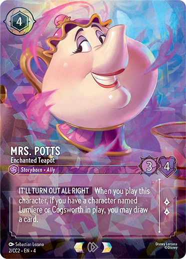 Mrs. Potts - Enchanted Teapot, Curator's Collection A Bela e a Fera (Divulgação/Ravensburger, ©Disney)