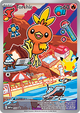 Torchic, First Partner Illustration Collection Series 3 (Divulgação/The Pokémon Company)