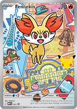 Fennekin, First Partner Illustration Collection Series 3 (Divulgação/The Pokémon Company)