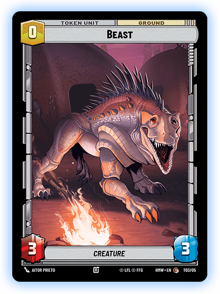 Ficha de Beast, Homeworlds (Divulgação/Fantasy Flight Games)